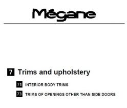 313 - 7 Trims and upholstery